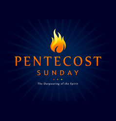 Pentecost Sunday Fire