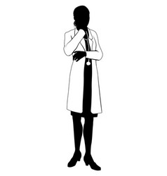 Female Doctor Silhouette