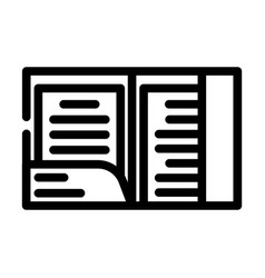 Business Folder Line Icon