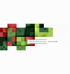 Rectangles With Green And Red Checkered Pattern On