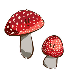 Red Fly Agarics Mushroom