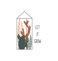 Let It Grow Geometric Glass Terrarium