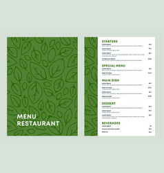 Restaurant Menu Template