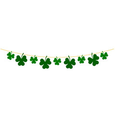 Shamrock Garland For St Patrick Day