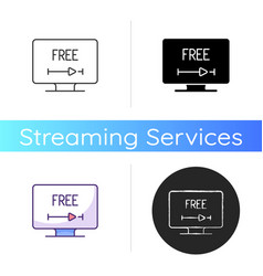 Free Video Streaming Icon