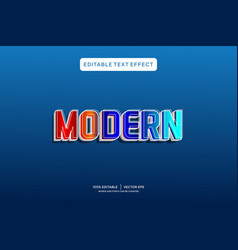 Modern 3d Text Effect Template