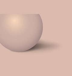 Rose Gold Background 3d Sphere Shape In Pastel