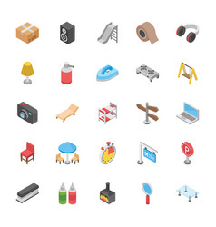 Set Of Objects Icons