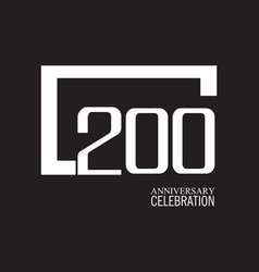 200 Year Anniversary Celebration Design Template