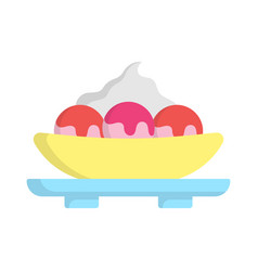 Banana Split Icon Design Template