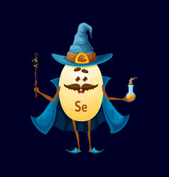 Cartoon Selenium Micronutrient Mage Character