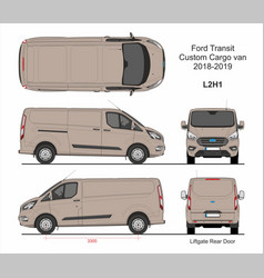 Ford Transit Custom Cargo Van L2h1 2018-2019