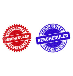 Rescheduled Rounded And Rosette Stamps