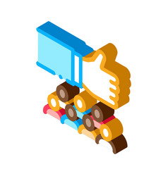 Social Group Isometric Icon