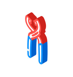 Soft Jaw Pliers Isometric Icon