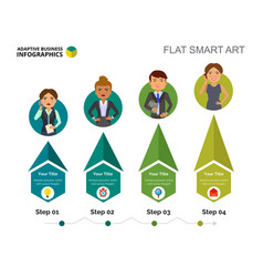 Step Chart Slide Template