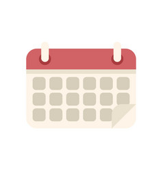 Calendar Help Icon Flat Office Support