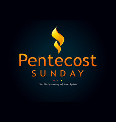 Pentecost Sunday Flame