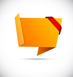 Origami orange wallpaper Royalty Free Vector Image