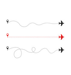 Flat Flight Path Travel With Different Itinerary