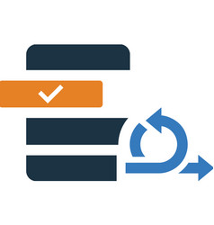 Agile Backlog Icon Simple Editable Graphics