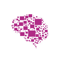 Brain Tech Icon Logo