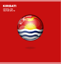 Kiribati Flag 3d Buttons