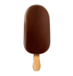 Ice Cream Bar With Chocolate Coating Chocolate