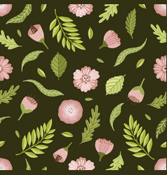 Garden Flower Plants Botanical Seamless