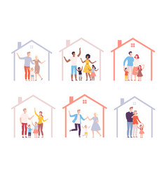 Happy Families At Home Set House Frames