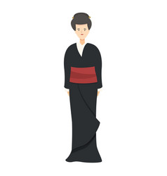 Japanese Geisha Icon Cartoon Japan Female