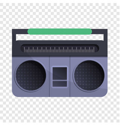 Retro Boom Box Icon Cartoon Style