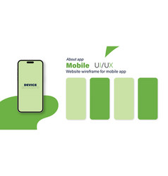 Mobile Mockup Nature Advertising Green Color