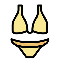 Swimwear Icon Color Outline