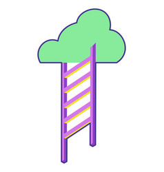 Ladder Leading Up To Clouds Self Understanding