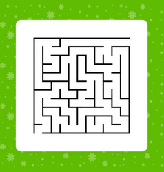 Abstract Square Maze Game For Kids Puzzle For