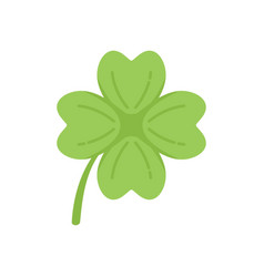 Clover Button Icon Flat Ireland Day