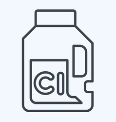 Icon Chlorine Related To Laundry Symbol Line