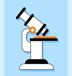 Medical Microscope Sticker Concept