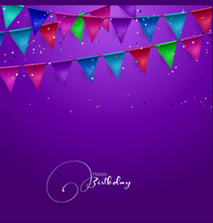 Party Background With Flags