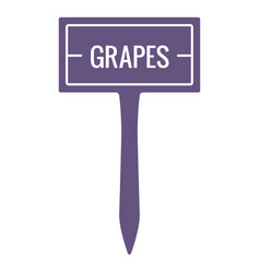 Grapes Sign Cut Out