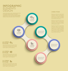 Abstract Circle Option Infographics