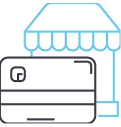 Payment Gateaway Line Icon Outline Symbol