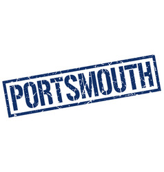 Portsmouth Blue Square Stamp