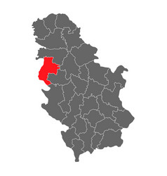 Serbia Map Ma Va Icon Geography Blank Concept