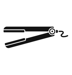 Hair Straightener Icon Showing Styling Tool