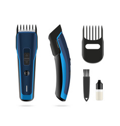 Isolated Hair Clipper 3d Blue Trimmer Barber