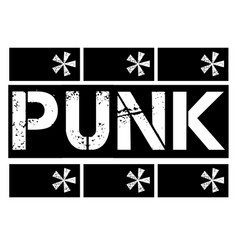 Punk Stamp On White Background