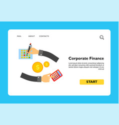 Corporate Finance Concept