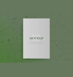 Mockup Book A4 3d Cover Frame Card Design